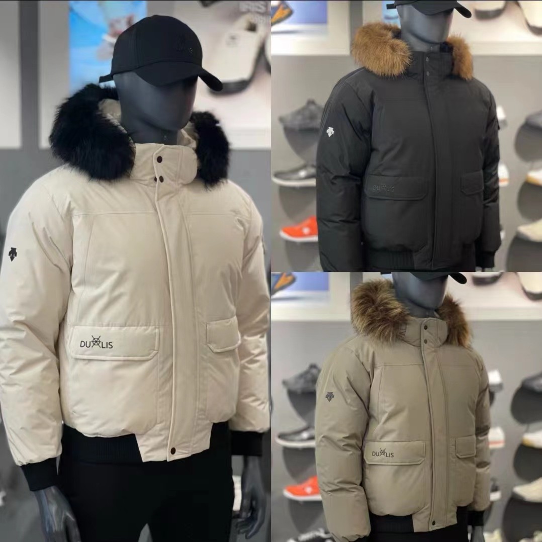 DESCENTE/迪桑特男女同款加厚鸭绒飞行员系列派克服连帽冬季