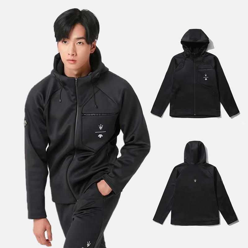 DESCENTE/迪桑特男女同款加厚颗粒绒加绒加厚玛莎拉蒂联名款外套