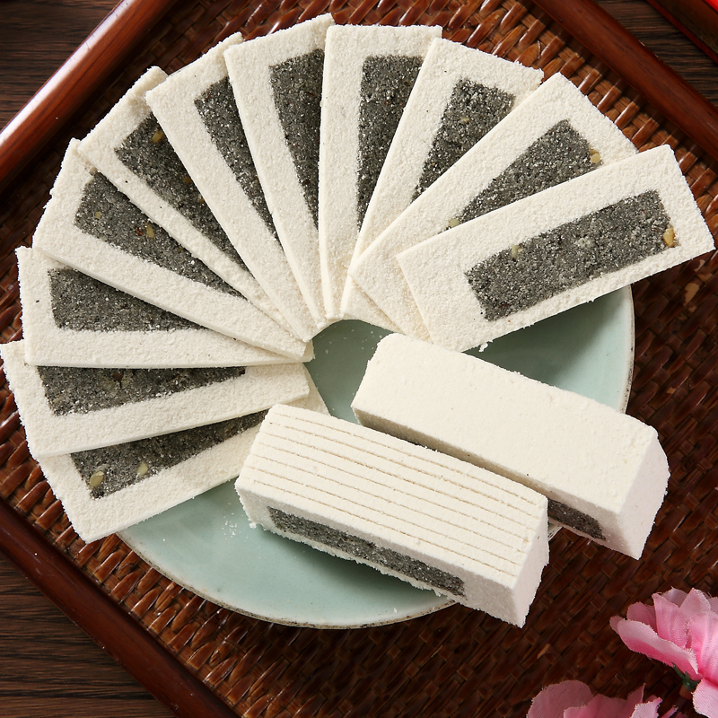 留隍云片糕步步糕锦榄仁夹心软糯梅州客家特产传统零食雅太郎