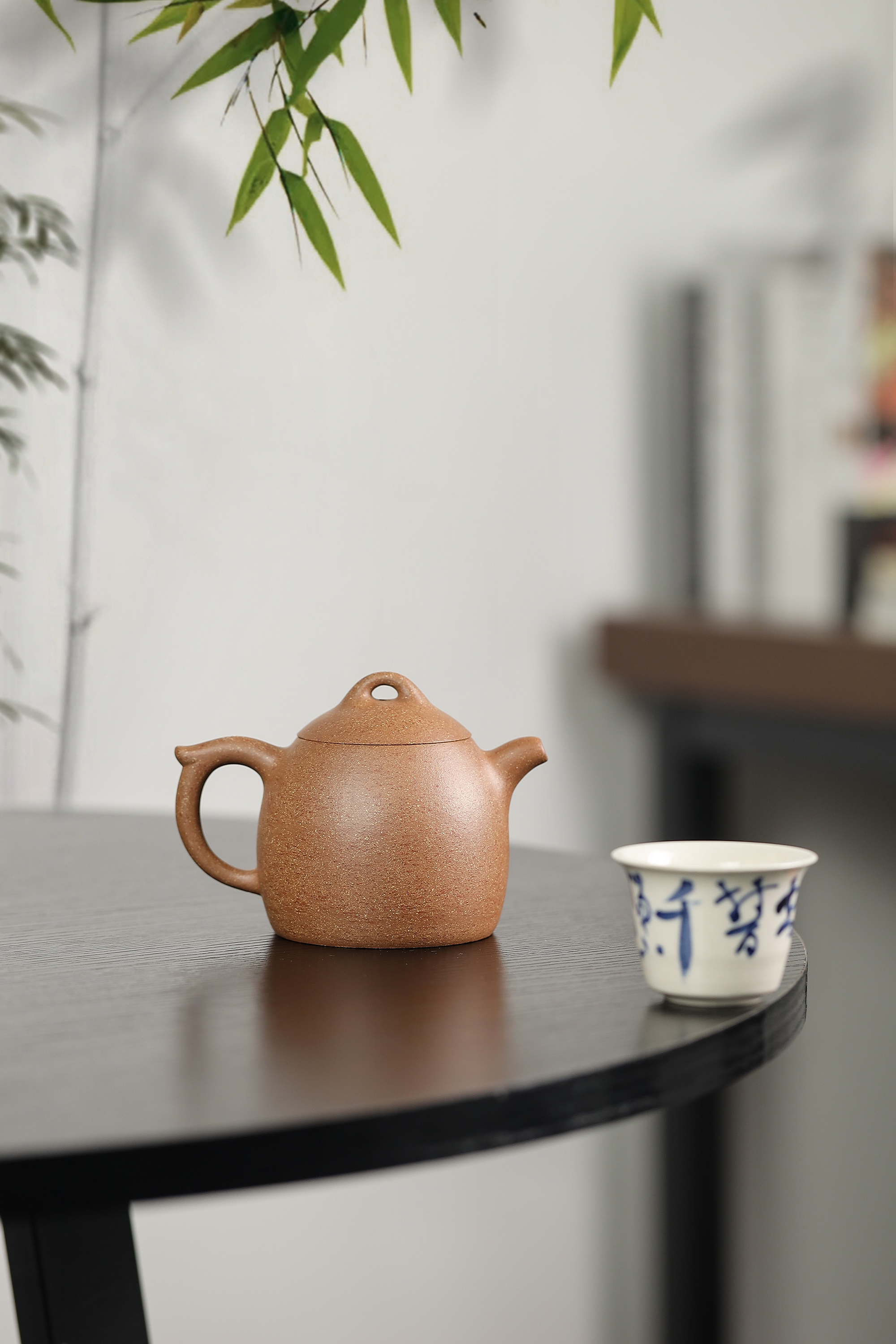 秦权壶，朱段泥料，210cc