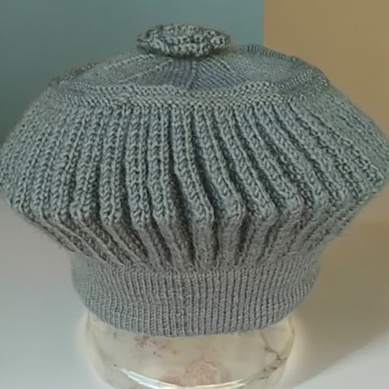 成品灯笼帽中粗细羊毛线冬季保暖男女款薄款提前预定帽子灰色针织