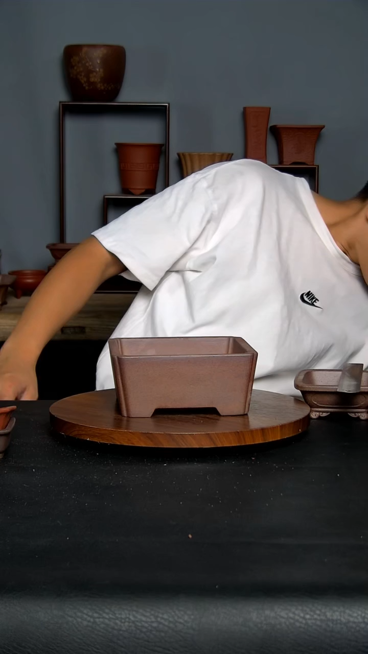 【闪购商品】紫砂20CM以下D91柴烧抽角四方14*5