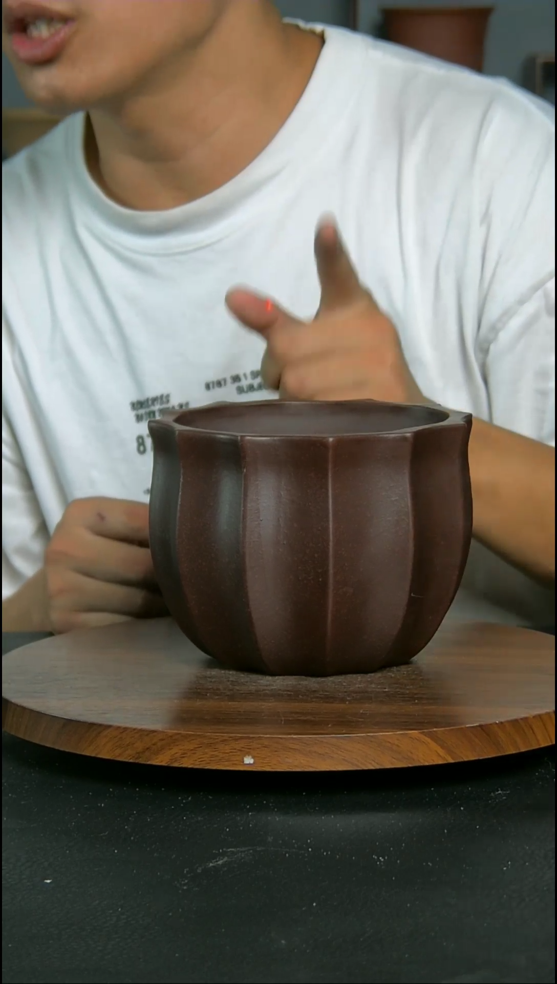 【闪购商品】紫砂20CM以下H79 古红泥锦囊