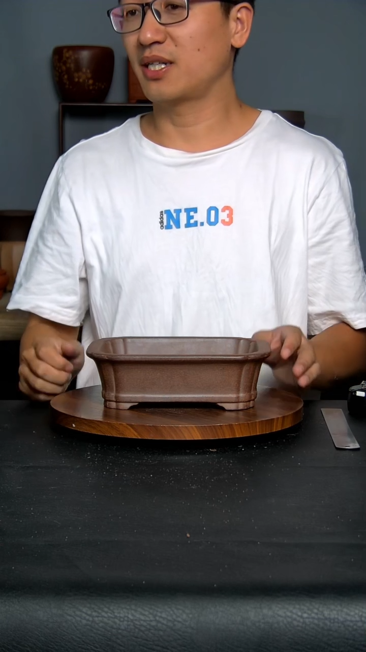 【闪购商品】紫砂20CM以下柴烧抽角长方