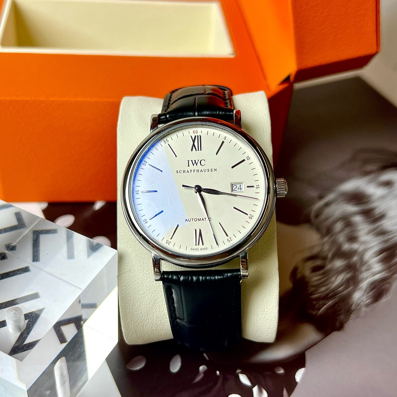 95新 IWC/万国 涛菲诺系列自动上链 精钢 40.0 专柜价 40500