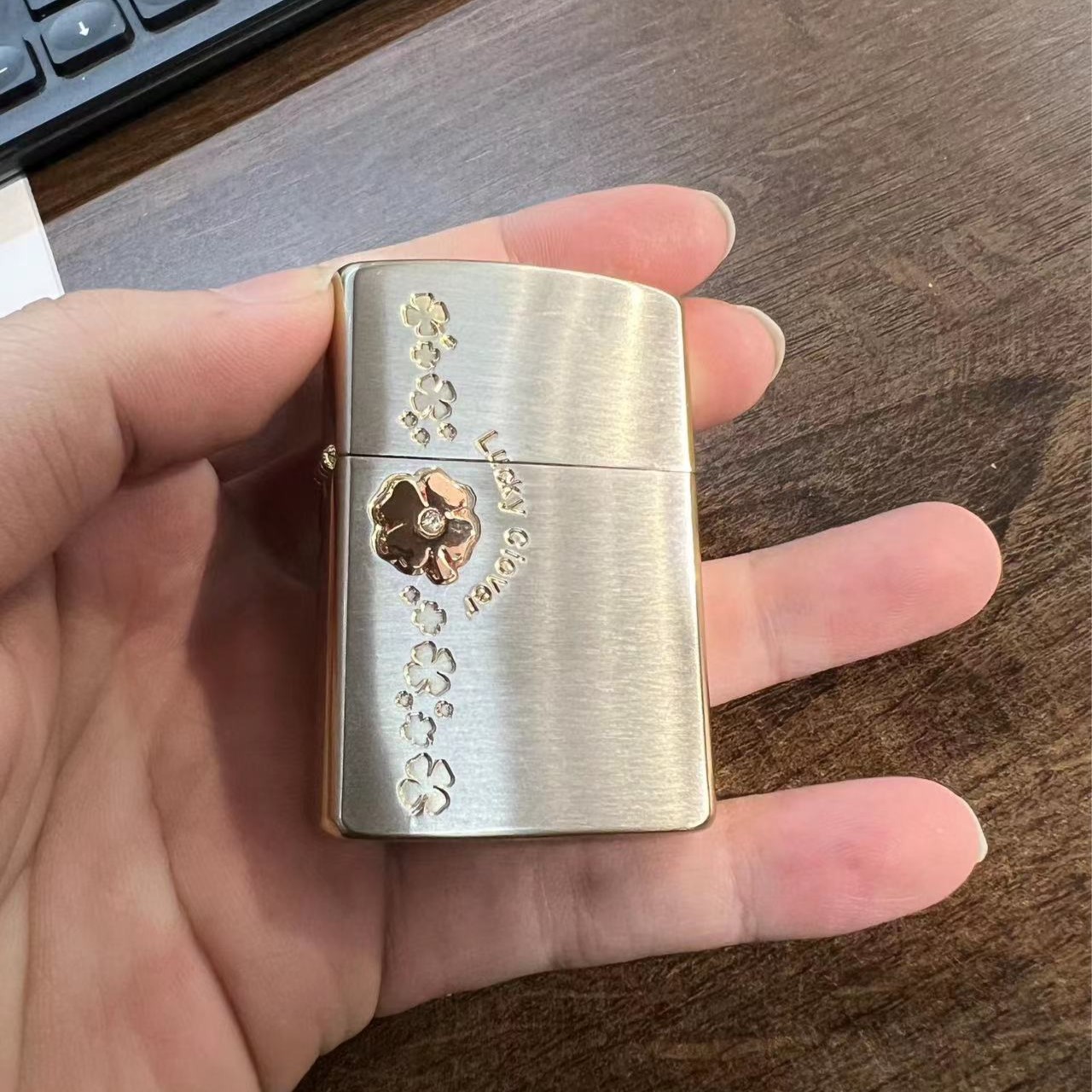 ZORRO佐罗防风煤油打火机-玫瑰四叶草片-福袋样机