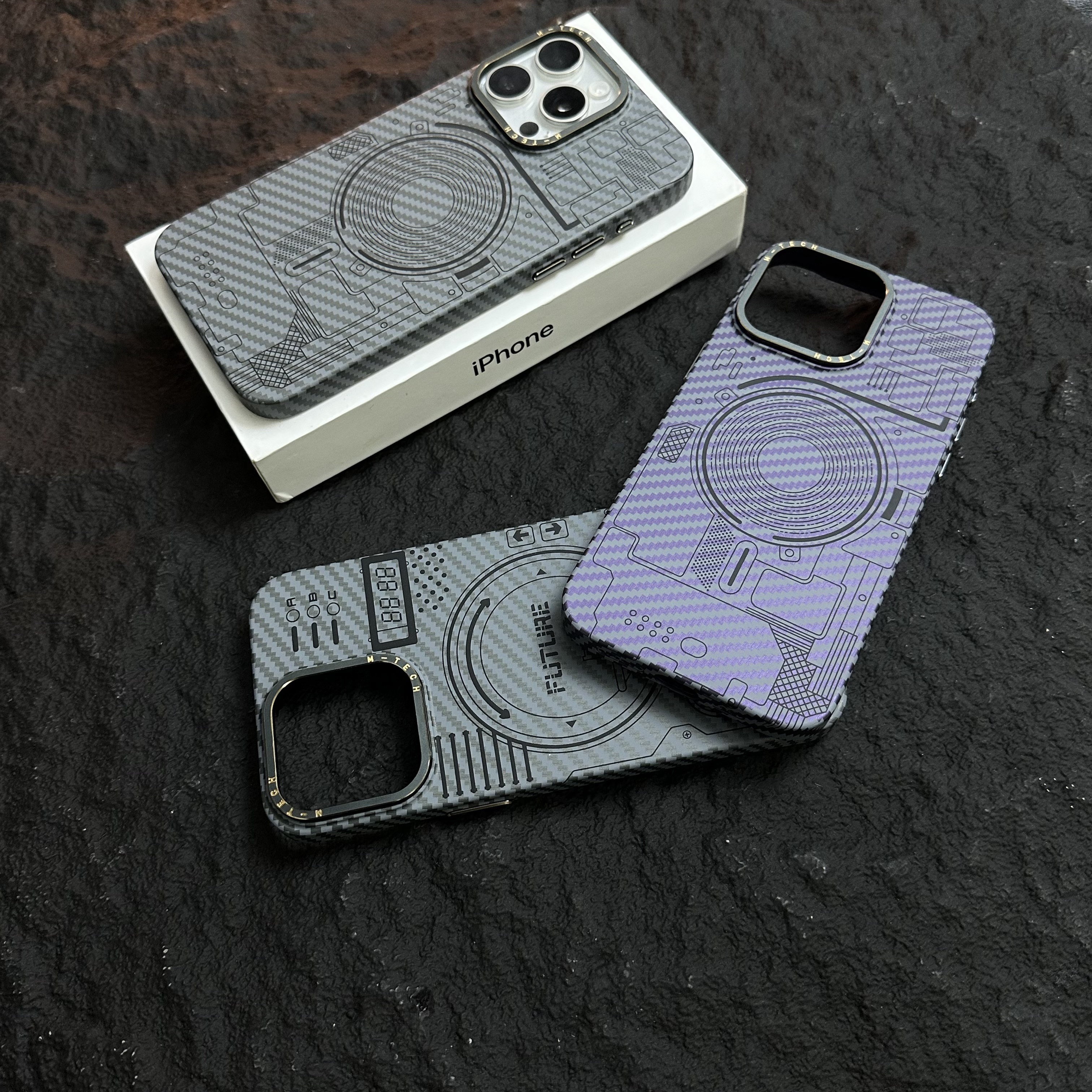 磁吸【机芯纤维】适用苹果iPhone13/15Promax手机壳新款高级硬壳