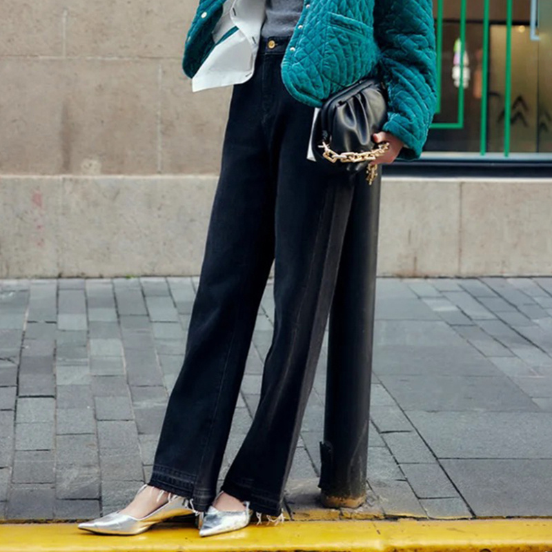 39548【N系列】磨毛直筒休闲牛仔裤M23D3K7822