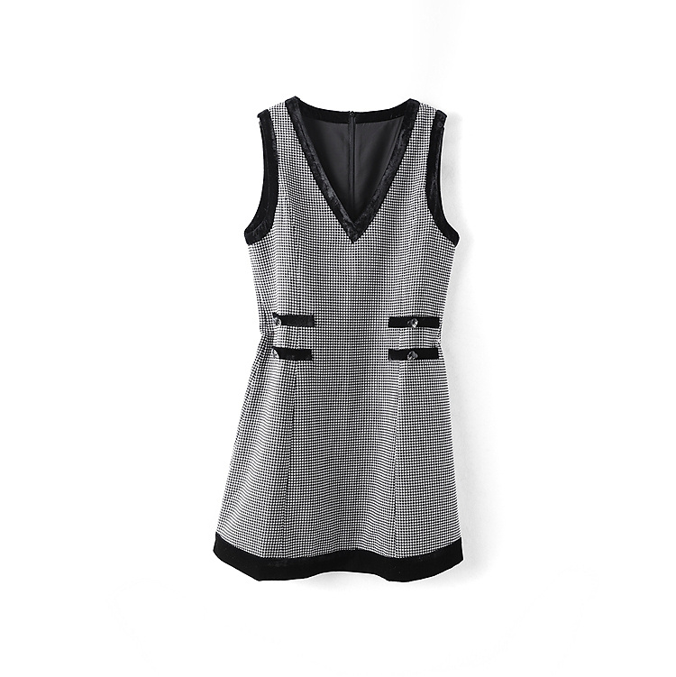 34263【H系列】格子连衣裙331L9191