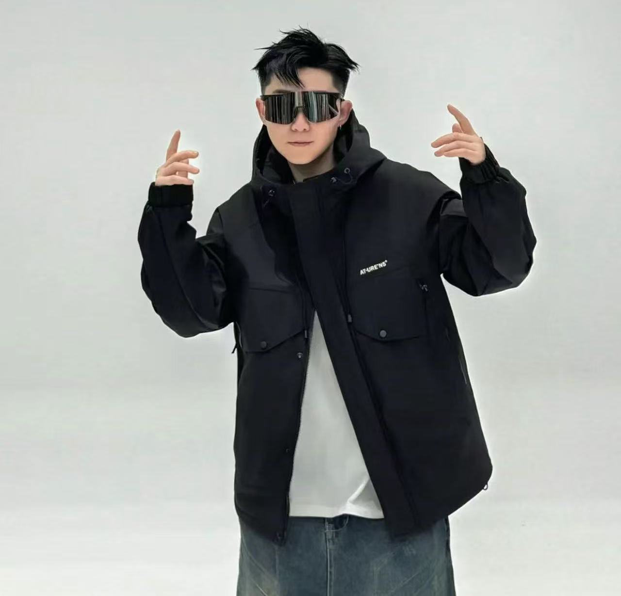 8830【迷雾沼泽】（国标）情侣加厚外套