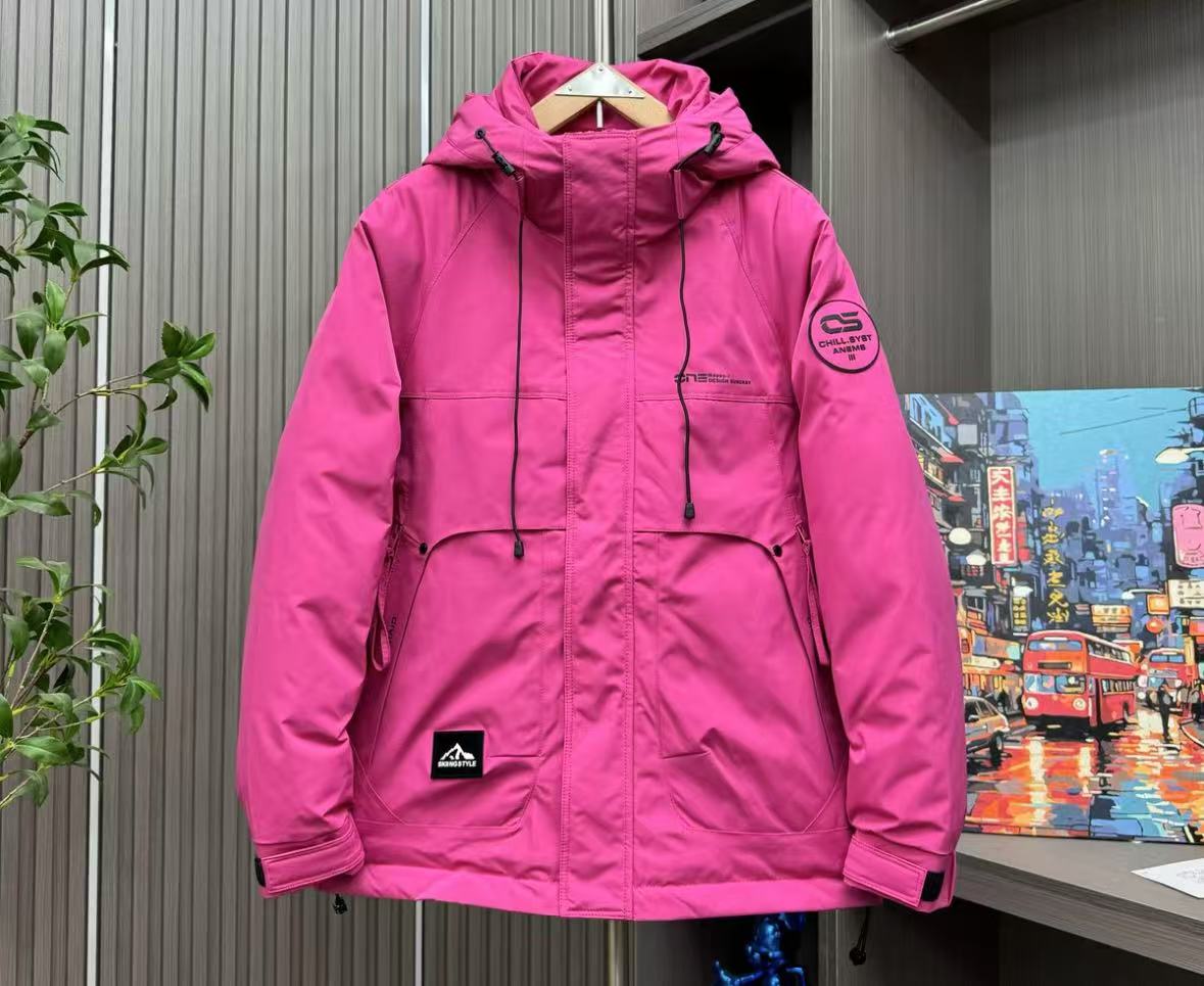 8066*#【森林发卡】冬季户外工装连帽情侣休闲外套