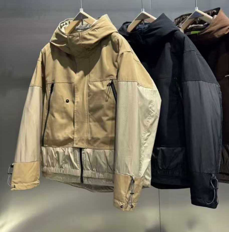 22073*【星星火车站】（国标90白）情侣加厚外套