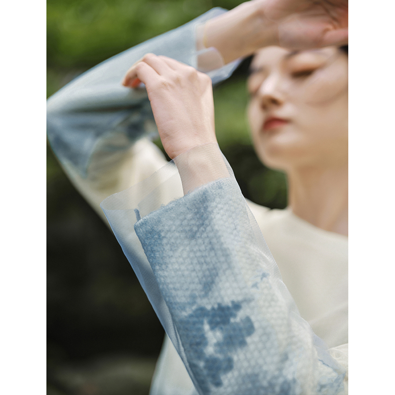 【茵曼女装】春毛衣外套套头毛衣长袖圆领针织衫18416212 CY
