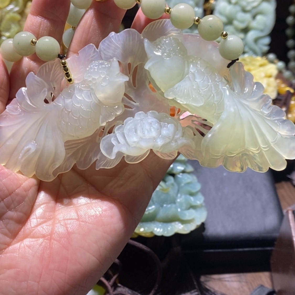 【闪购商品】岫玉吊坠(赠链)合金