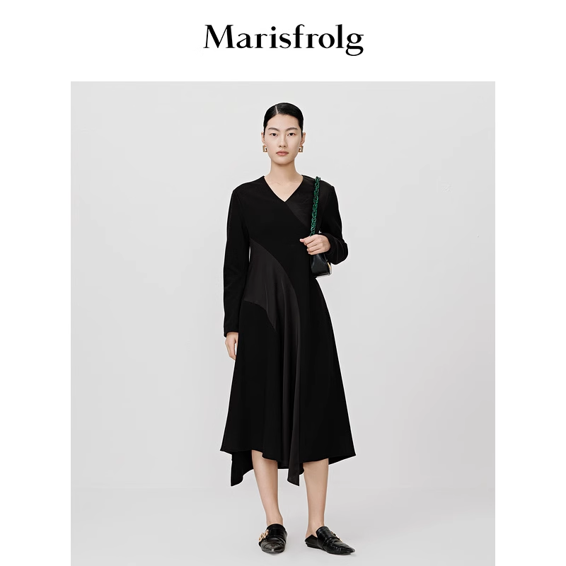 【达人专享】玛丝菲尔礼服高端简约连衣裙A1CX43366