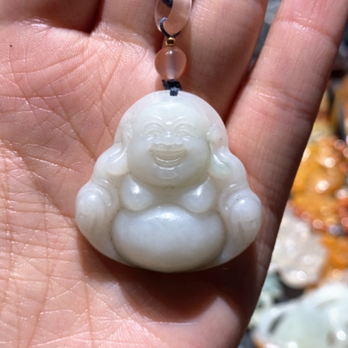 【闪购商品】蛇纹石玉颈饰合金