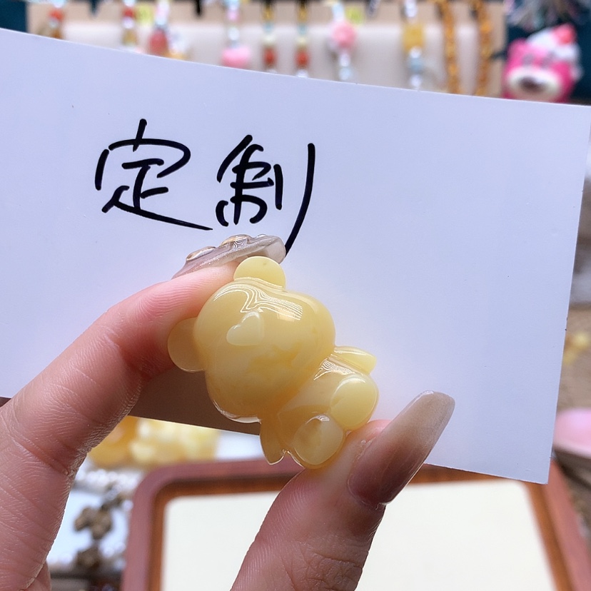 【闪购商品】蜜蜡颈饰未镶嵌扶*。