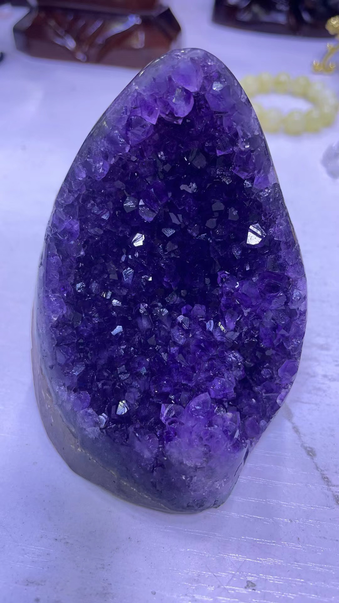 紫晶洞紫水晶簇摆件