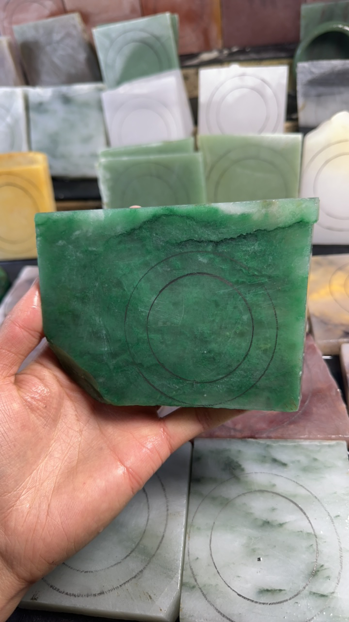 天然玉石独龙五手镯定制拍一发一