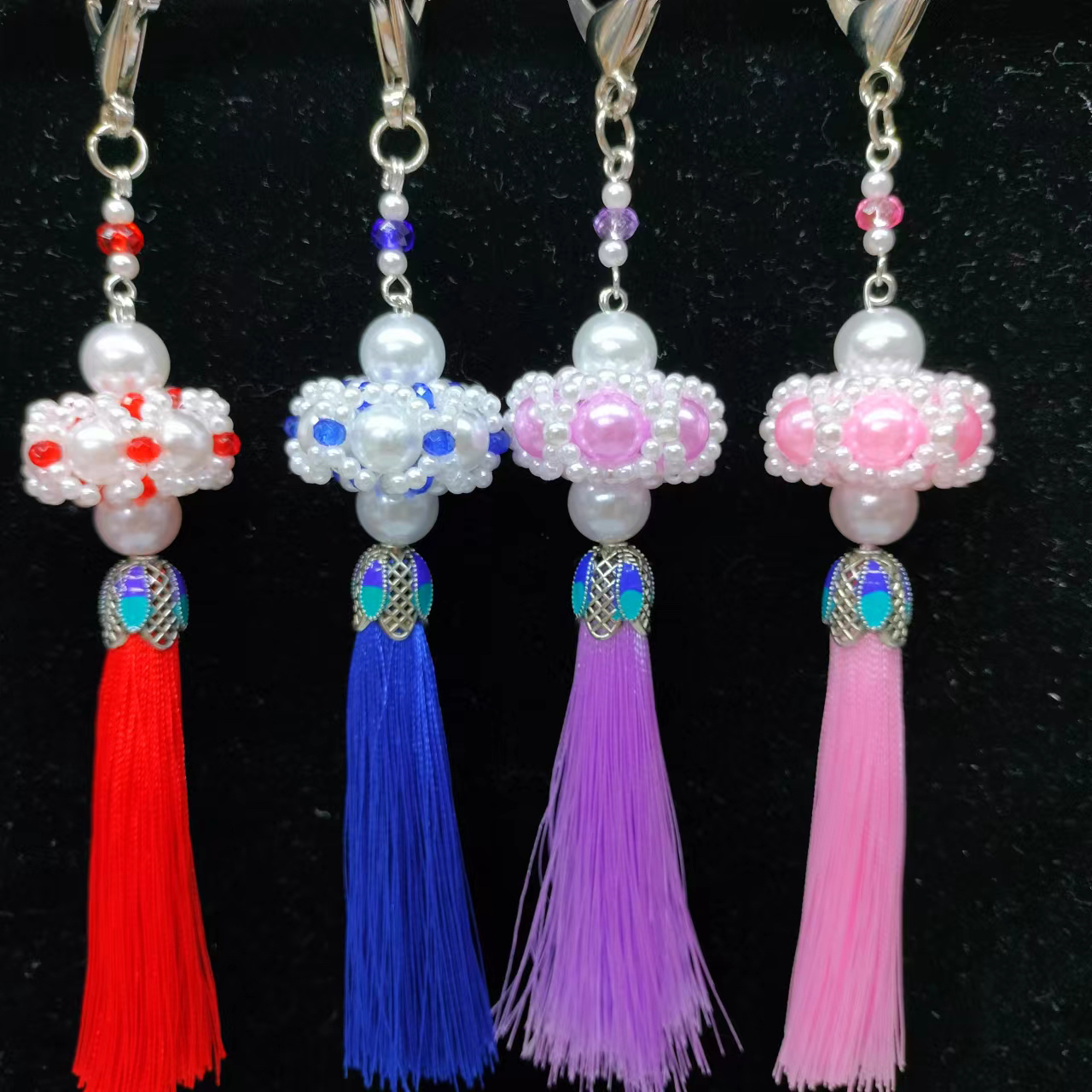 （昊妈手工）转运珠材料包 钥匙链包包挂件材料包diy手工串珠材料包