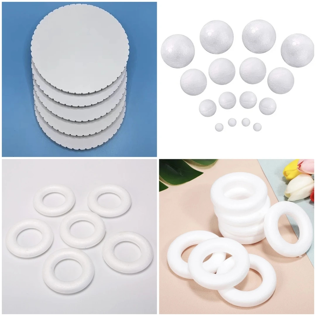 凌先生 摇摇乐套装 雪弗板8厘米泡沫圈8厘米泡沫球5/6厘米