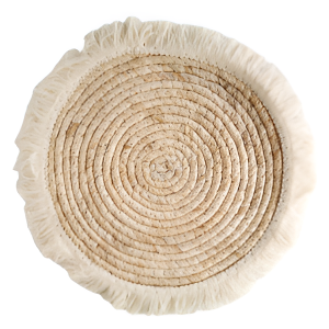 汤碗盘子垫隔热垫餐桌垫防热餐垫家用杯壶砂锅垫子耐高温棉绳印花