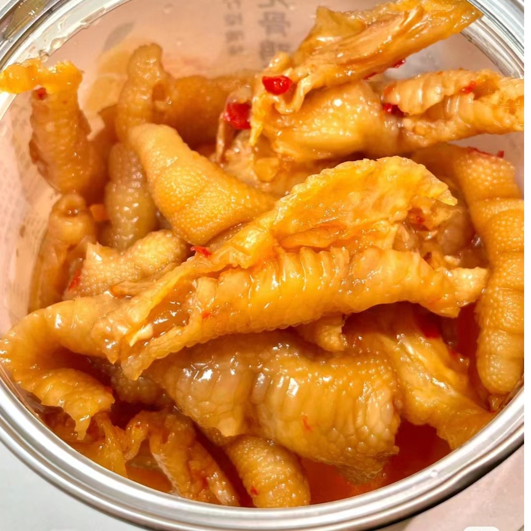 馋嘴龙哥无骨鸡爪一桶500克