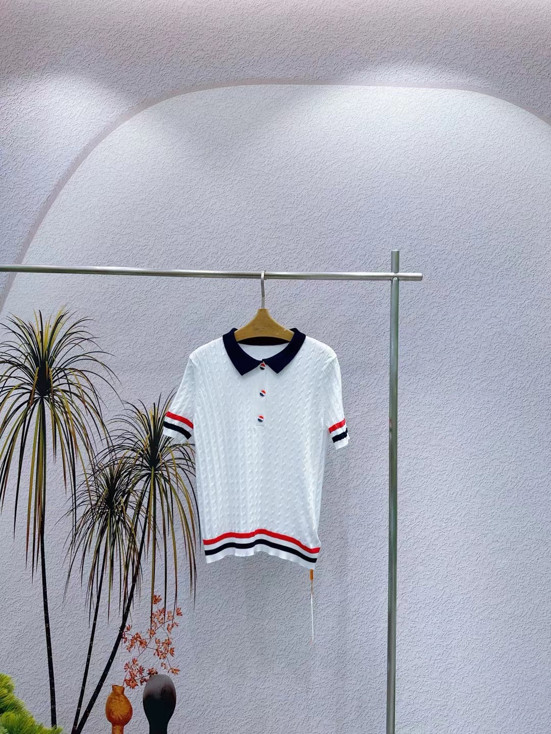 【309-599】时尚气质修身女装休闲夏季白色女款百搭