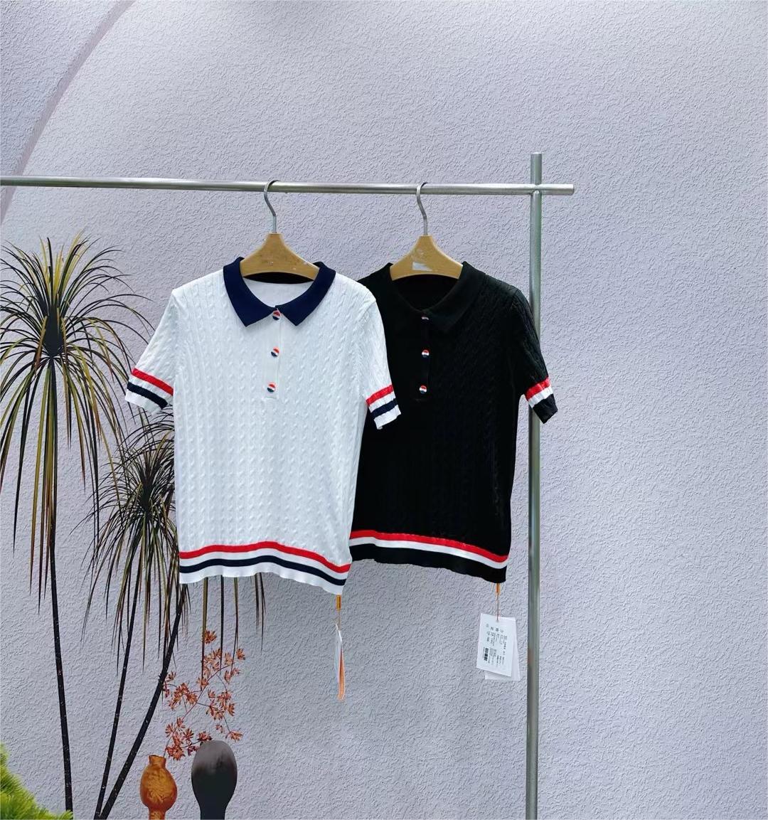 【119-229】时尚气质修身女装拼接黑色洋气休闲百搭夏季