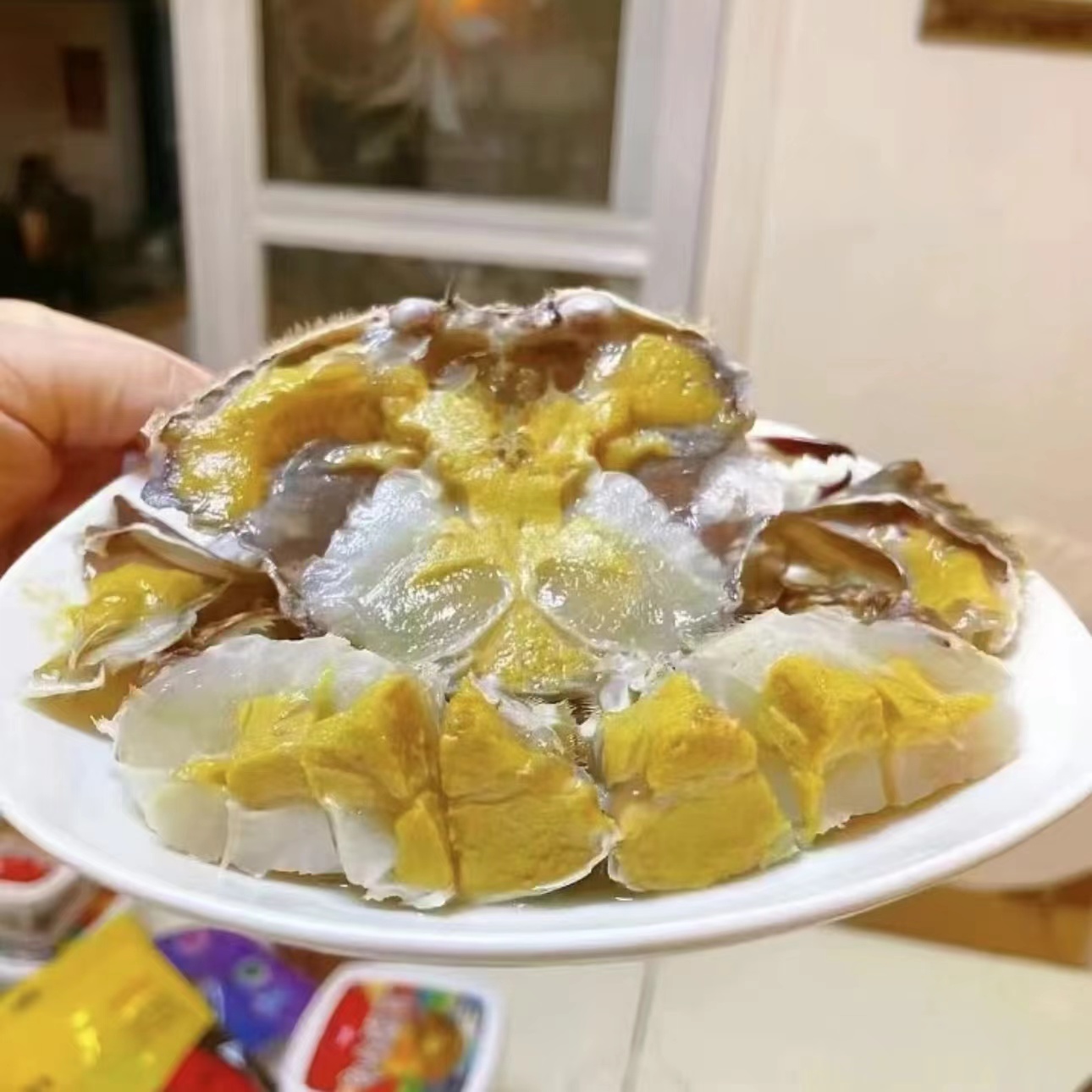 【蟹王】8两左右 超大巨无霸舟山白膏呛蟹醉蟹咸蟹舟山海鲜不可蒸煮