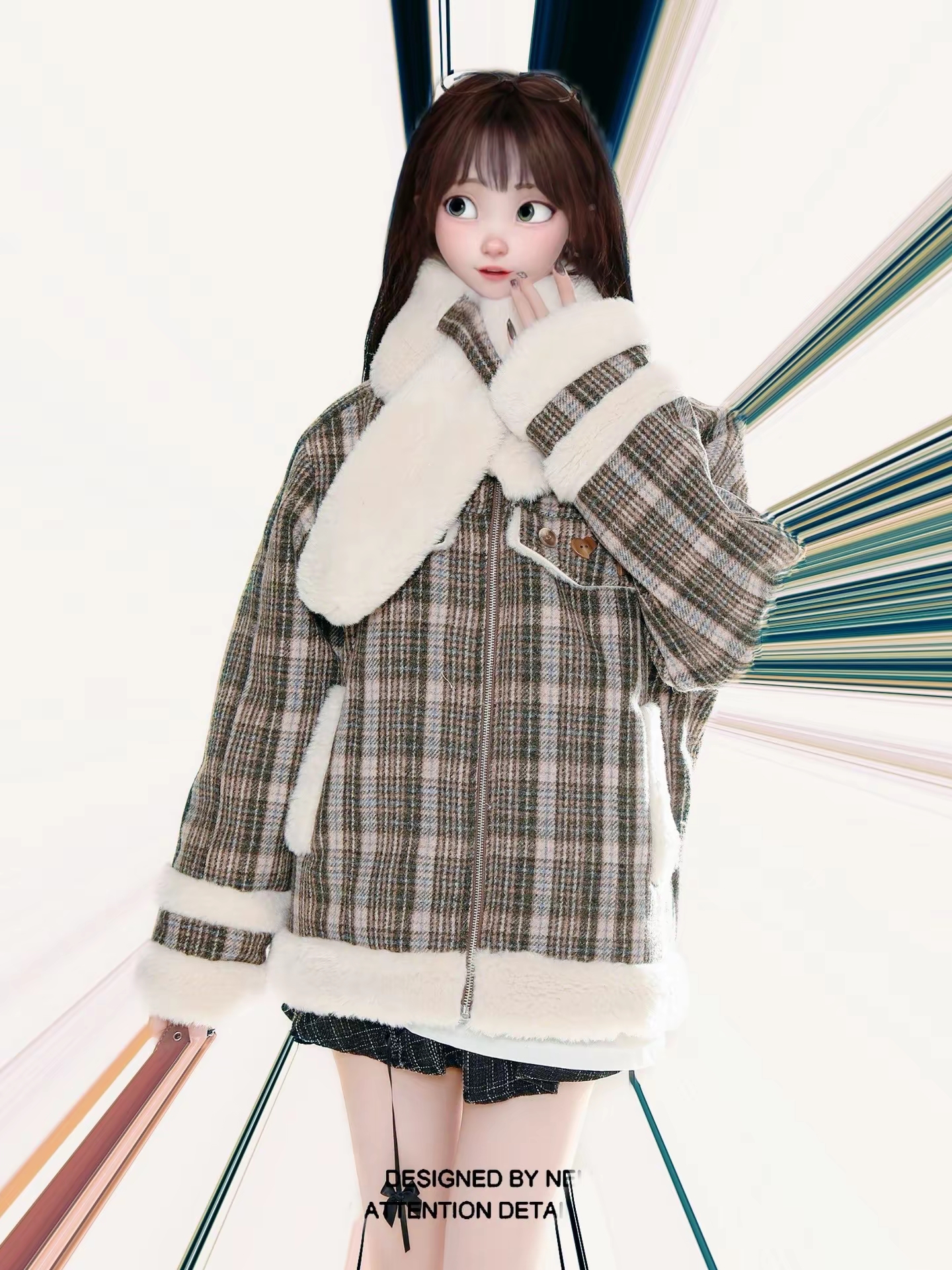 懒羊羊家拉磨漂亮的衣服