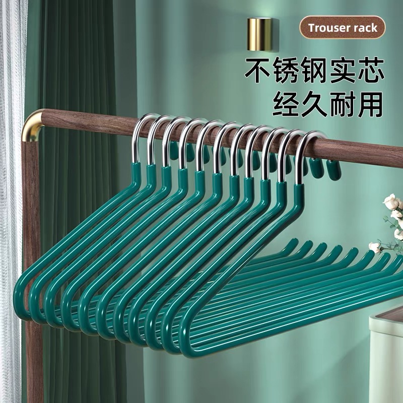 德国鹅型裤架家用挂裤子专用衣架无痕裤夹防滑2形Z字衣柜收纳神器