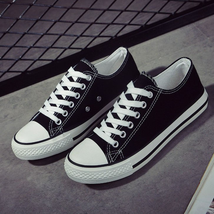 2025春夏季新款低帮情侣帆布鞋男鞋秋冬潮流休闲鞋运动板鞋男大码