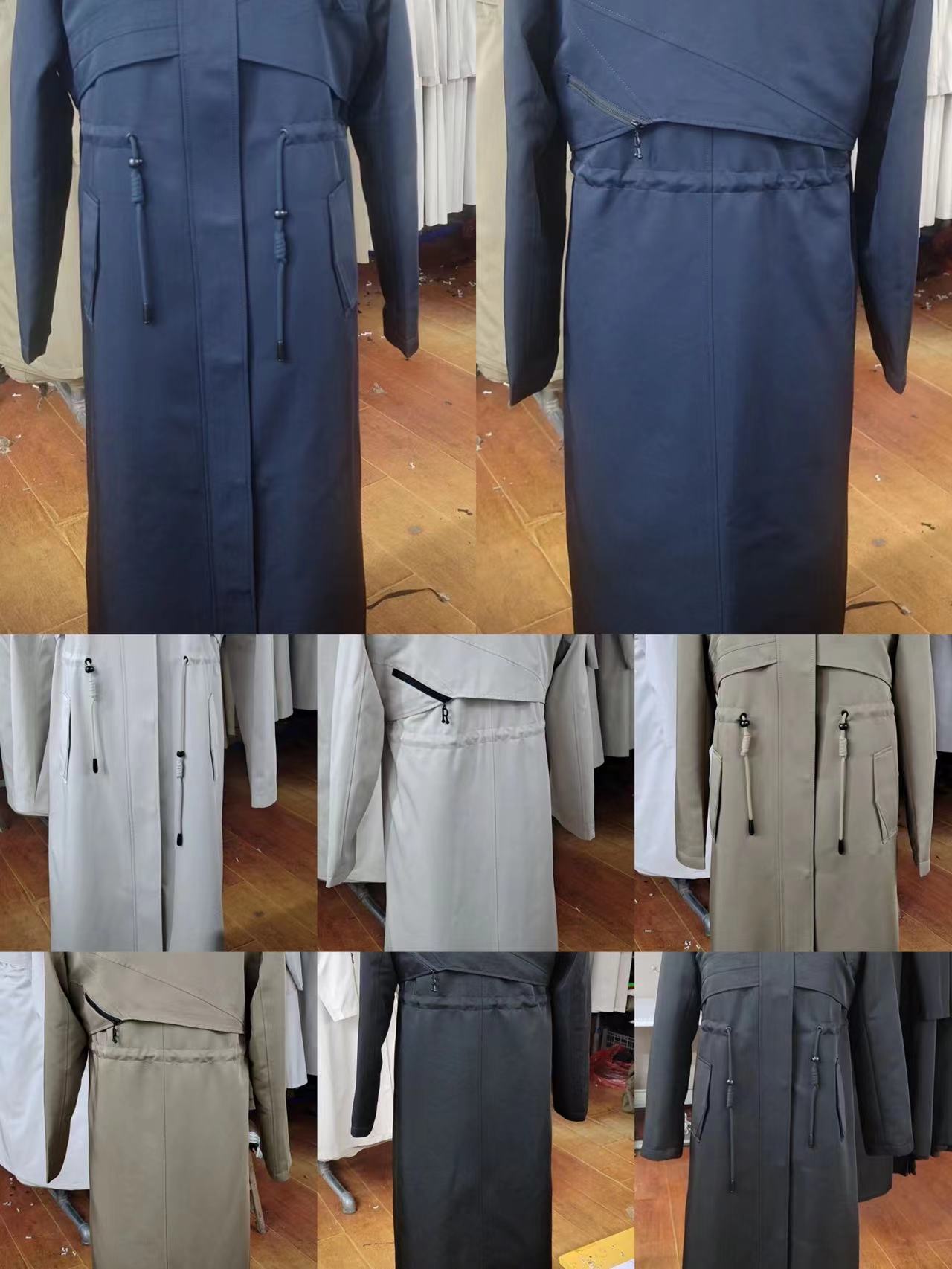 派克服外壳长款风衣外套