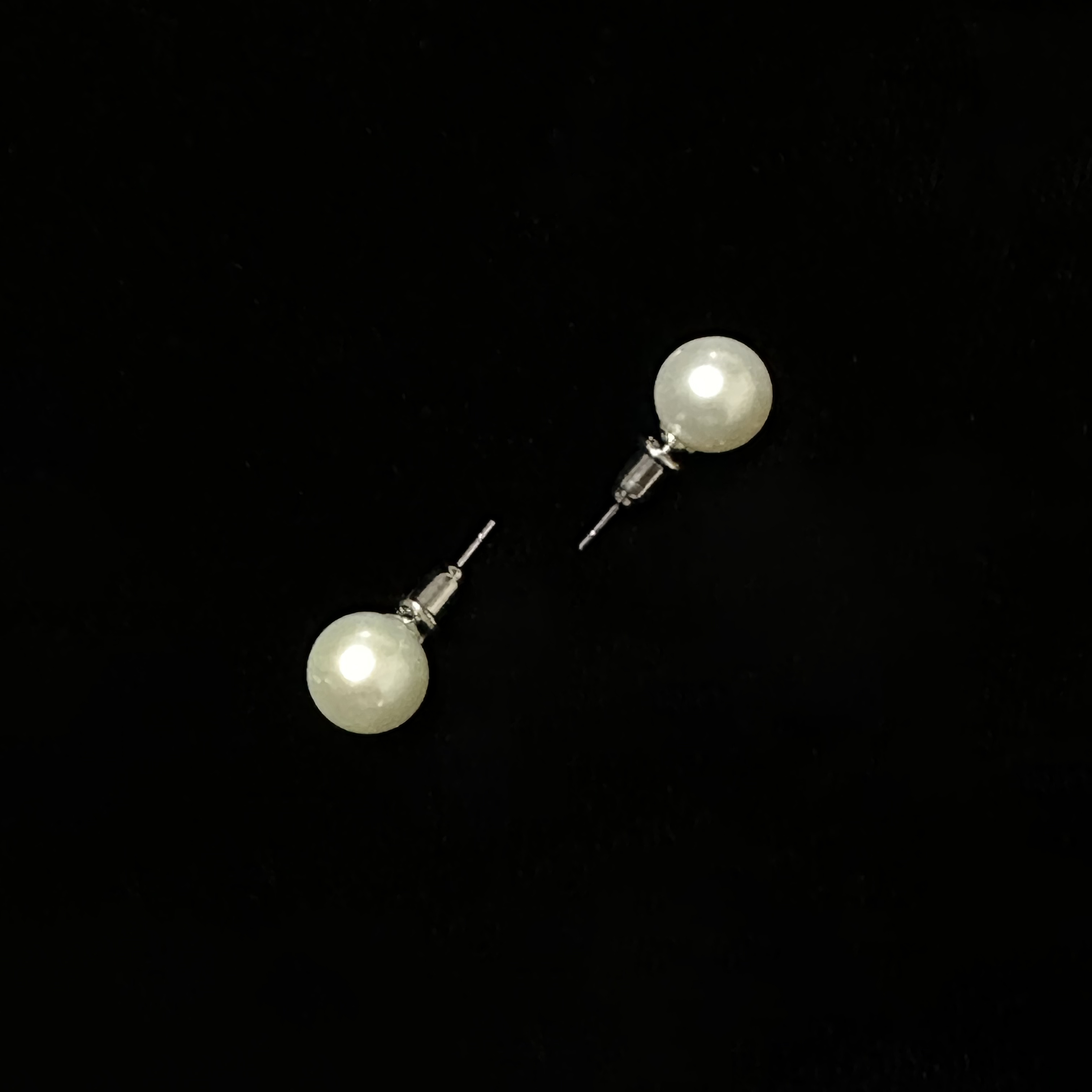 合金耳饰 【陈小满的手作坊】K金女款银饰耳钉简约气质耳饰耳环礼物