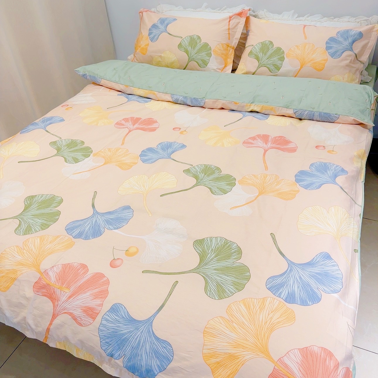 珍绣家纺纯棉高品质40支加厚斜纹亲肤舒适AB版四季款床单枕套被罩