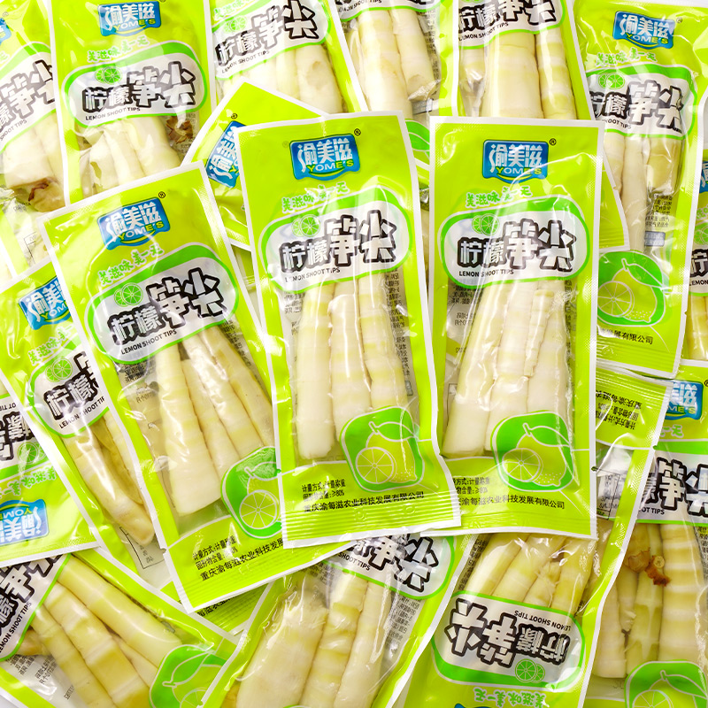 渝美滋泡椒笋尖山椒脆笋酸辣竹笋开袋即食辣味解馋小零食网红小吃