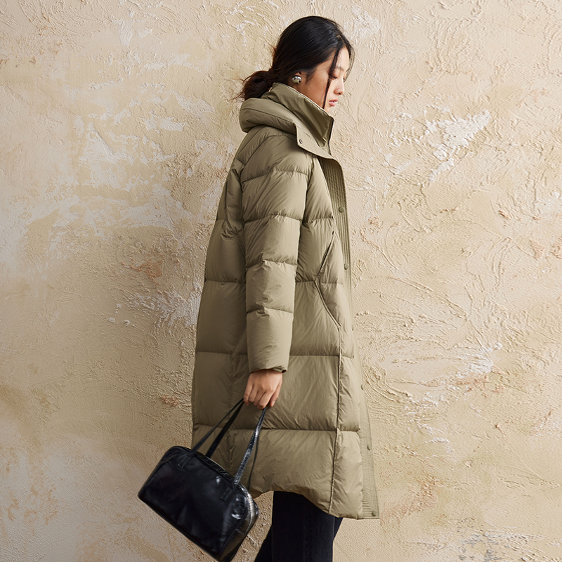 璞宿 PUSU 双层立领中长款外套52545