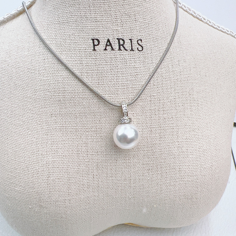 钛钢项链 施家珠高亮珠项链 7403（链长40+5cm）奶嘴扣可拆卸