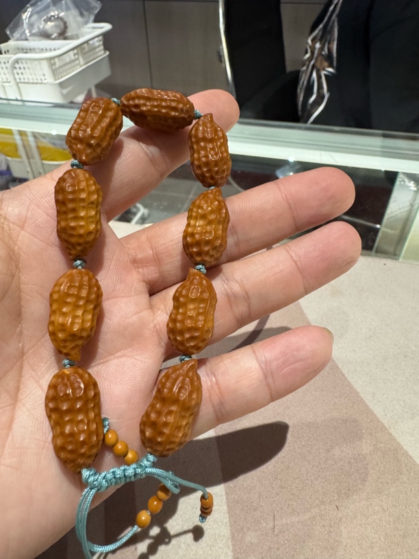 仿生橄榄核花生手串