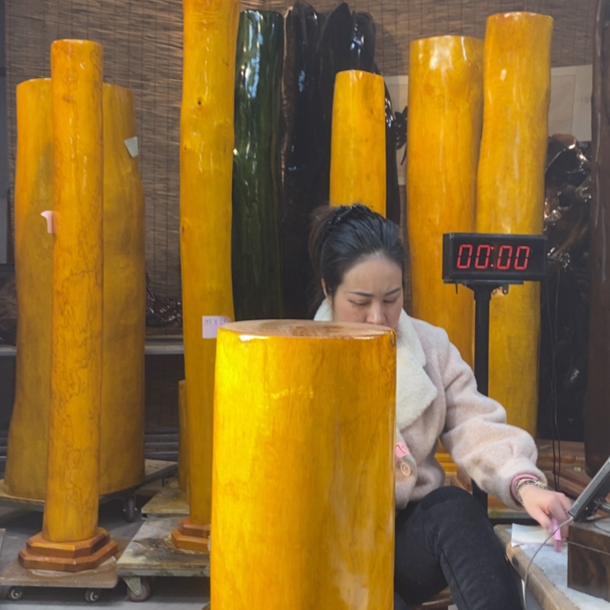 【闪购商品】金丝楠木印**人