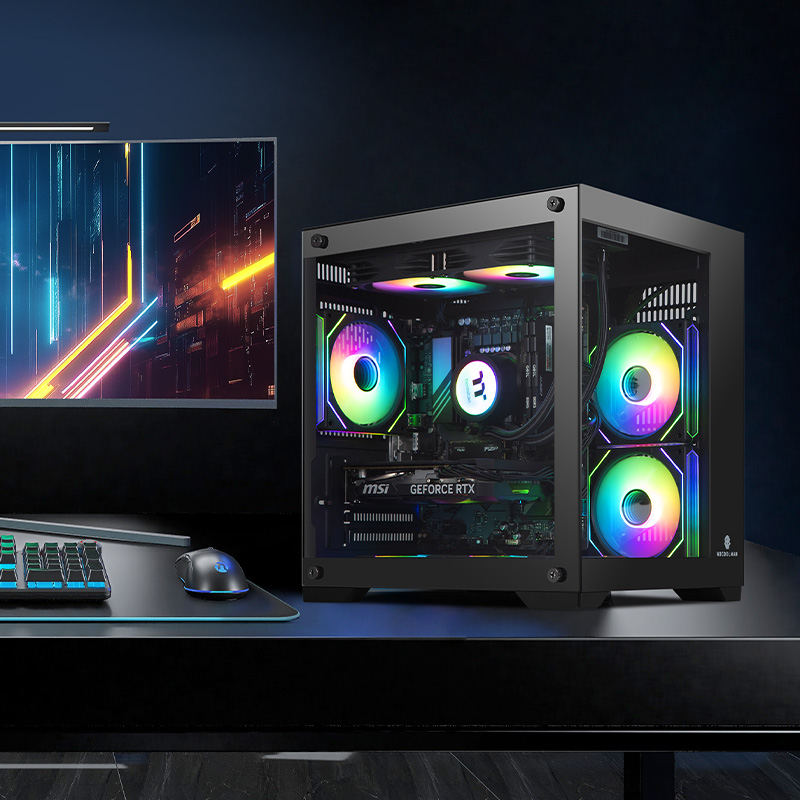 宁美新品酷睿U5 245KF/RTX4060Ti/4070S台式主机电竞电脑整机