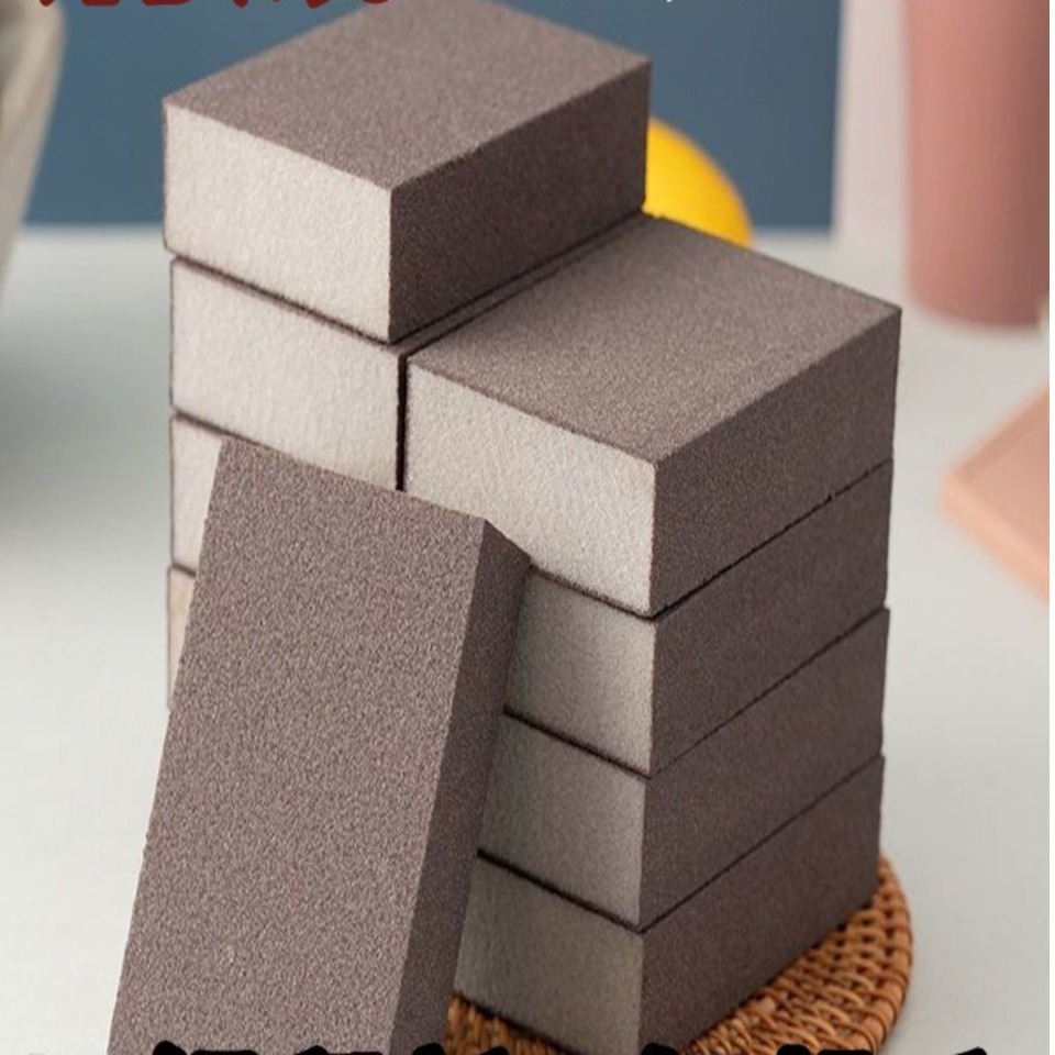 洗锅洗碗清洁去污洗锅底黑垢除锈刷锅神器金刚砂海洗碗海绵擦家用