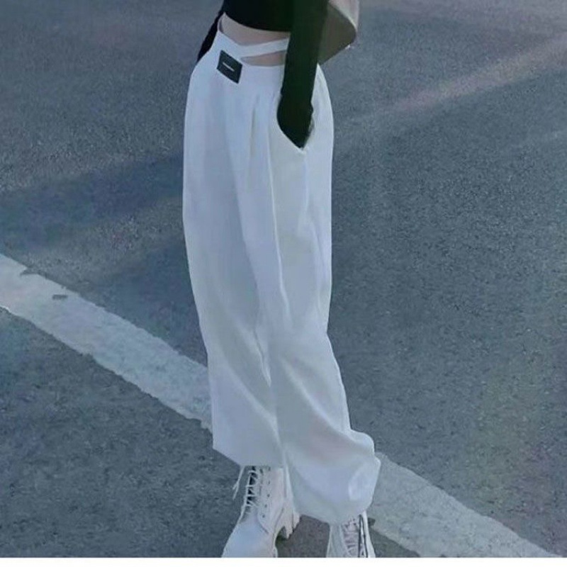 爵士舞套装时尚女秋季韩版修身长袖T宽松束脚运动休闲裤两件套潮