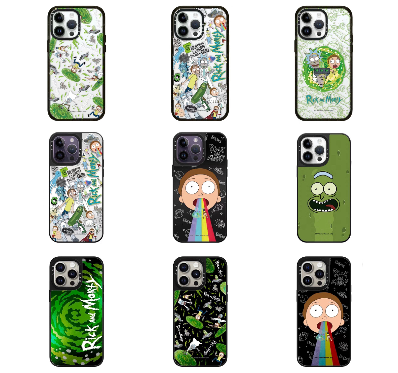 【瑞克和莫蒂】C佳无差别联- iPhone15手机壳全包防摔卡通
