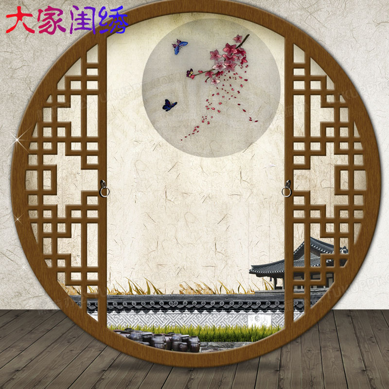 非遗苏绣双面绣 精品纯手工一针一线绣制 图案 桑蚕丝 中式刺绣