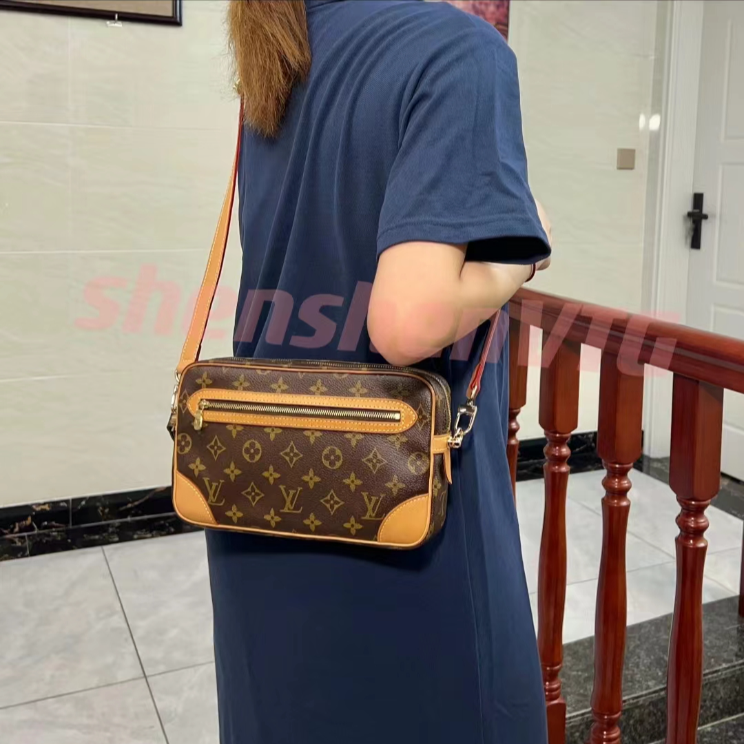 95新 LouisVuitton/路易威登 开口笑可肩背多肩带换植鞣革（亿奢）
