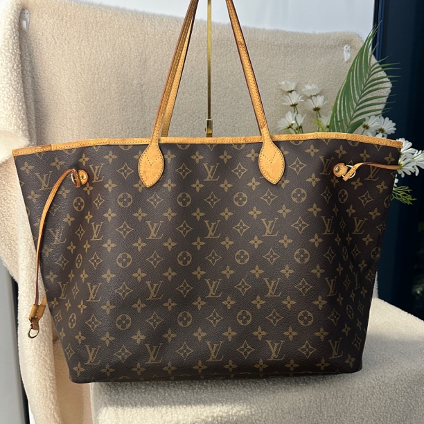 95新 LouisVuitton/路易威登 大号nf全原 单肩包 95新