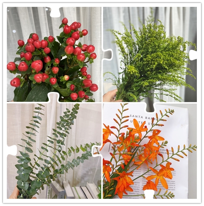 【草花配花】 鲜花鲜切花好养家庭插花玫瑰 家庭插花 