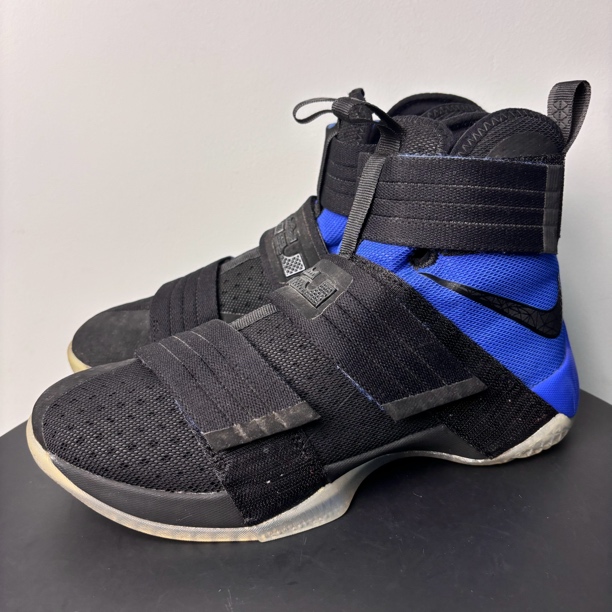 95新 NIKE/耐克 41码 战士10黑蓝 正品nike中古球鞋 非原鞋垫